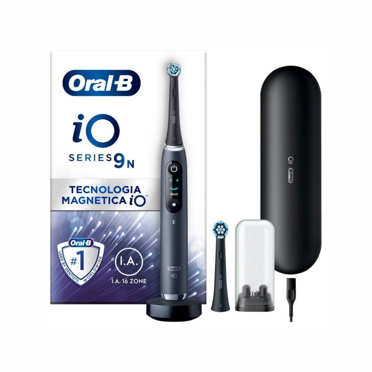 ORAL-B IO 9N SPAZZOLINO ELETTRICO NERO CON CUSTODIA DI RICARICA